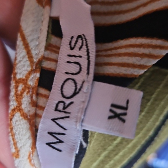 Marquis - Women's Size XL Green and Pink Fitted Camisole - Picture 6 of 6